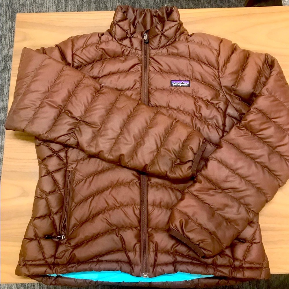 Patagonia puffy jacket. Worn, with plenty of life left.
